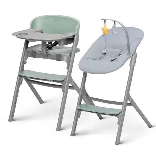 KINDERKRAFT LIVY Krzesełko do karmienia dziecka 4w1 LIVY + CALMEE bujak