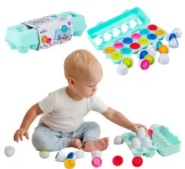 dumel-tuli-fun-zabawka-sensoryczna-jajka-jajeczka-ksztaltami-sorter-12m
