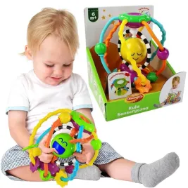 kula-sensoryczna-koraliki-grzechotka-dzwieki-dumel