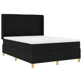 lozko-sprezynowe-z-paskami-led-czarny-140-x-190-cm-tkanina