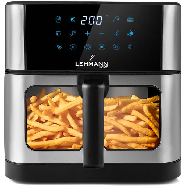 FRYTKOWNICA BEZTŁUSZCZOWA LEHMANN AROMATO AIR FRYER (Wi-Fi) 10L 1800W OKNO