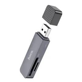 czytnik-kart-sd-tf-hoco-usb-a-2-0-hb45-szary