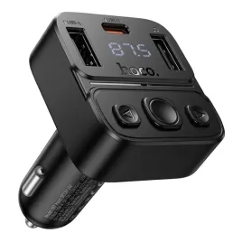 transmiter-samochodowy-bluetooth-hoco-usb-a-usb-c-qc-pd-35w-e87-czarny