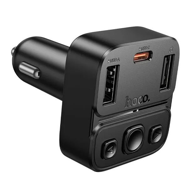 transmiter-samochodowy-bluetooth-hoco-usb-a-usb-c-qc-pd-35w-e87-czarny-obsluga-bluetooth-tak