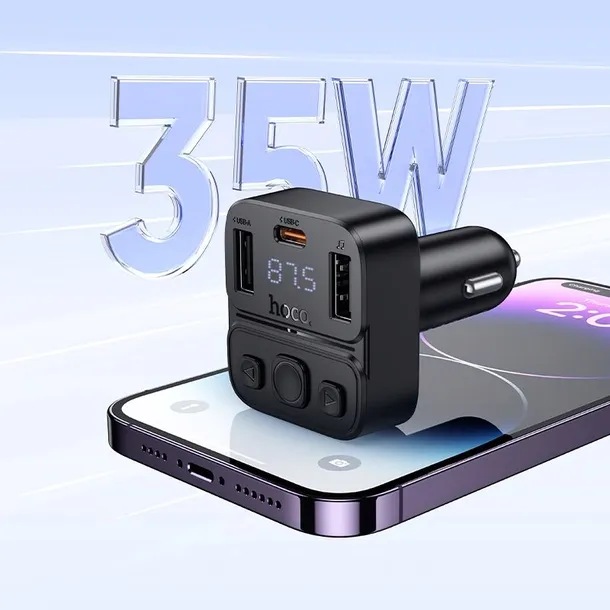 transmiter-samochodowy-bluetooth-hoco-usb-a-usb-c-qc-pd-35w-e87-czarny-obsluga-kart-pamieci-nie