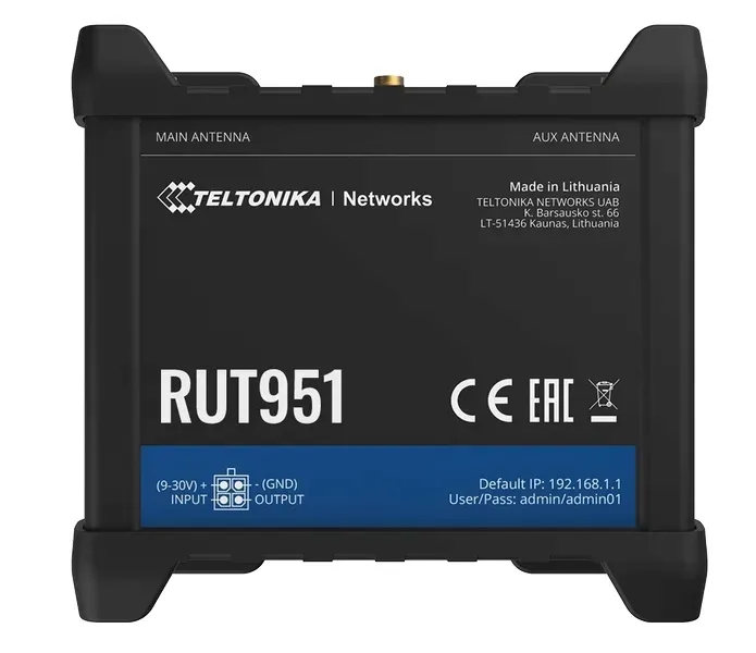 Teltonika RUT950/951 Przemysłowy Router LTE 4G Profesjonalnych Zastosowań