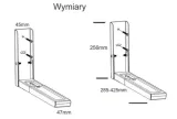 uchwyt-nascienny-do-mikrofali-bialy-cabletech-mc01-material-metal