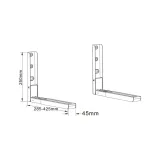 uchwyt-nascienny-do-mikrofali-bialy-cabletech-mc01-stan-nowy-marka-cabletech