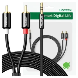 ugreen-kabel-audio-35mm-mini-jack-do-2rca-5m-czarny-wytrzymaly