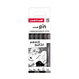 cienkopis-kreslarski-brush-uni-pin-200-manga-shojo-5-sztuk-zestaw