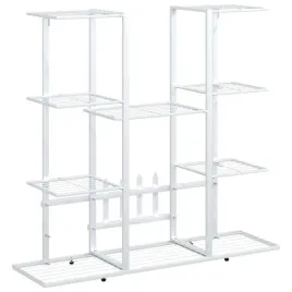 stojak-na-rosliny-zelazny-bialy-945x25x89-cm