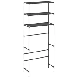 regal-nad-pralke-3-poziomowy-czarny-stal-nierdzewna-69x28x169-cm