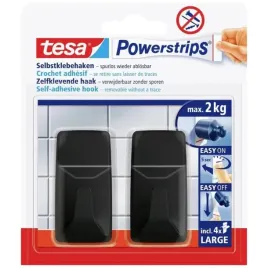 tesa-haczyki-wieszaki-samoprzylepne-do-2kg-na-plytki-szklo-czarne-2szt