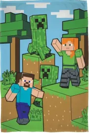 kocyk-dzieciecy-minecraft-100-x-150cm-halantex-stev-creeper-gra