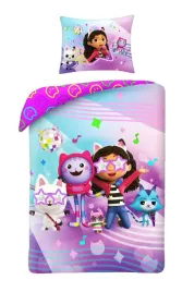 posciel-dziecieca-gabby-s-dollhouse-140-x-200-cm-halantex-koci-domek-gabi