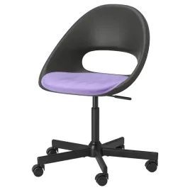 ikea-eldberget-malskar-krzeslo-obrotowe-poduszka-szary-czarny-liliowy