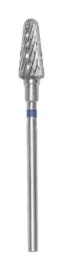 staleks-frez-stozek-sciety-niebieski-6mm-14-z-weglika-plomyk-ft70b060