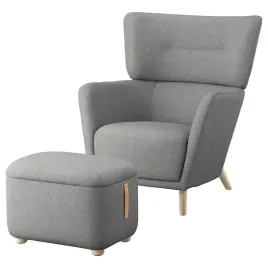 ikea-oskarshamn-fotel-uszak-z-podnozkiem-tibbleby-bezowy-szary