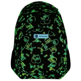 plecak-trzykomorowy-astrabag-z-motywem-deskorolek-swiecacych-w-ciemnosci