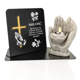 statuetka-z-dedykacja-na-grob-i-lampion-dlonie-led