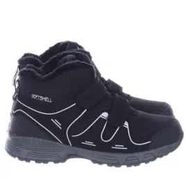 chlopiece-ocieplane-czarno-szare-buty-zimowe-trekkingowe-gorskie-softshell
