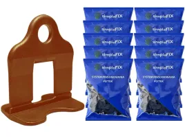 system-poziomowania-plytek-simplefix-1000-klipsow-2-mm-polski-produkt