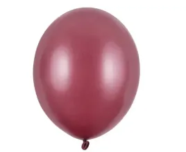 balony-strong-27cm-metallic-maroon-10szt