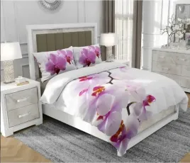 posciel-satyna-bawelniana-160x200cm-storczyk-rozowy-z-przescieradlem-3d