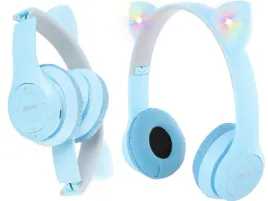 sluchawki-bezprzewodowe-nauszne-bluetooth-dla-dzieci-kotek-uszy-led-radio