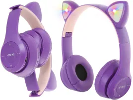 sluchawki-bezprzewodowe-nauszne-bluetooth-dla-dzieci-kotek-uszy-led-radio