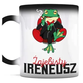 smieszny-prezent-dla-ireneusza-kubek-magiczny-zaba-zajebisty-ireneusz