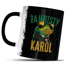 kubek-z-nadrukiem-dla-karola-prezent-zajebisty-karol-smieszna-zaba-kawy