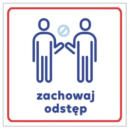 naklejka-20x20-zachowaj-odstep