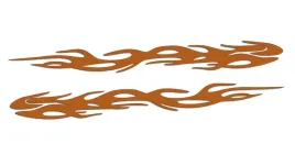wycinane-naklejki-plomienie-ogien-plomien-lewa-i-prawa-brazowe
