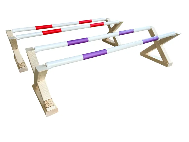 Zestaw przeszkód Drewdeco hobby horse cavaletti krzyżak kawaletka