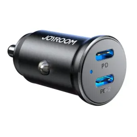 mini-ladowarka-samochodowa-joyroom-jr-ccn06-30w-2x-usb-c-metalowa-czarna