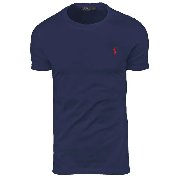Granatowa Koszulka Męska T-Shirt Polo Ralph Lauren - S