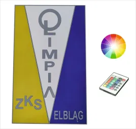 herb-olimpia-elblag-lampka-nocna-na-sciane-led-rgb-pilot