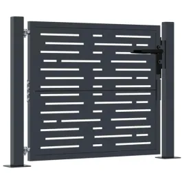 furtka-ogrodowa-antracytowa-100x100-cm-stal-w-prostokaty