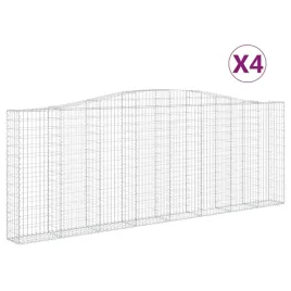 kosze-gabionowe-dekoracyjne-400x30x140-160-cm-srebrne