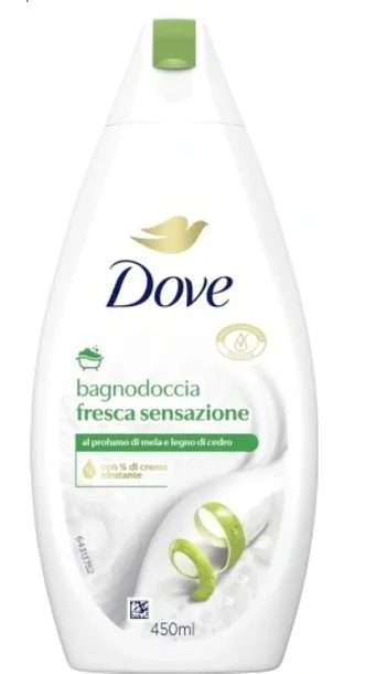 Dove Żel Pod Prysznic Fresca Sensazione -Jabłko & Drzewo Cedrowe 450 ml