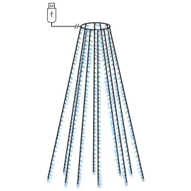 lampki-led-do-dekoracji-choinki-400-led-niebieskie-swiatlo-wodoodporne