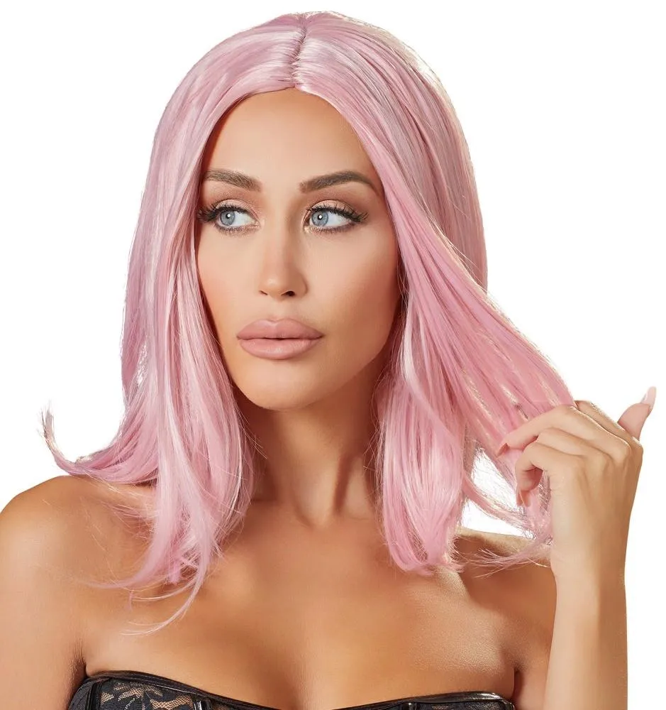 wig-bob-pink