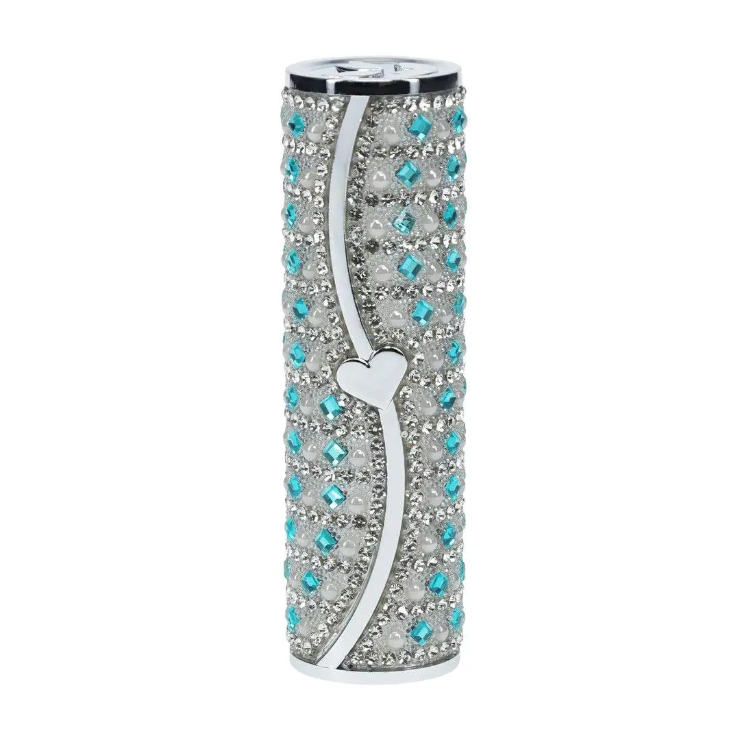 tiffany-lipstick-vibrator-with-4-attachments-blue