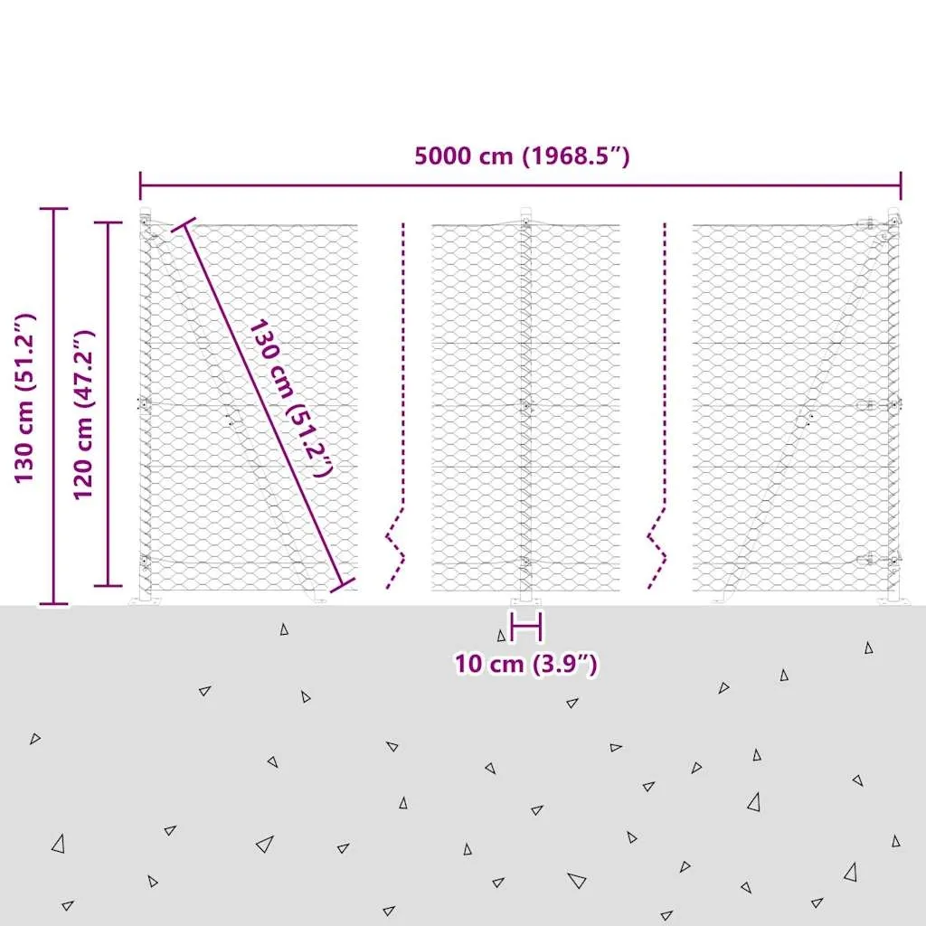 plot-heksagonalny-z-stali-ocynkowanej-srebrny