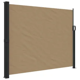 markiza-boczna-zwijana-wodoodporna-uv-taupe-160x500-cm