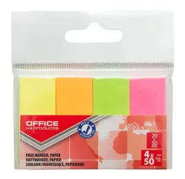 zakladki-indeksujace-office-products-papier-20x50mm-4x50k-mix-neon