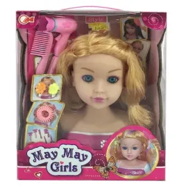 blond-glowa-do-stylizacji-czesania-grzebien-suszarka-akcesoria