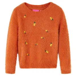 sweter-dzieciecy-z-dzianiny-palony-pomarancz-128