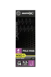 przypon-matrix-mxc-1-sz14-barbless-0165mm-pol